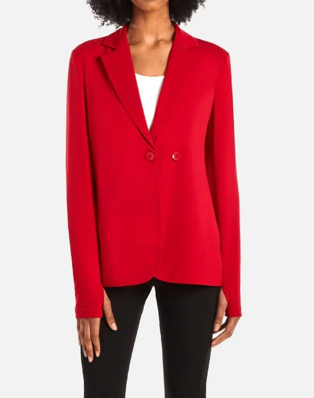 Streak Jacket In Red