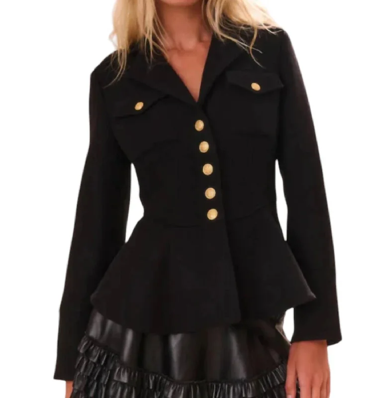 Theda Jacket In Black