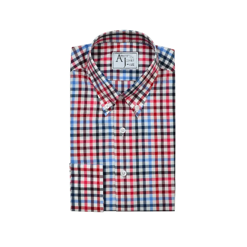 Bespoke - Red, Blue & Black Checked Shirt